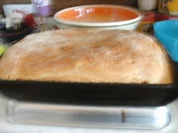 Brot mit Zwiebel, Knoblauch und Schinkenwürfel von Kochmamma - Rezept