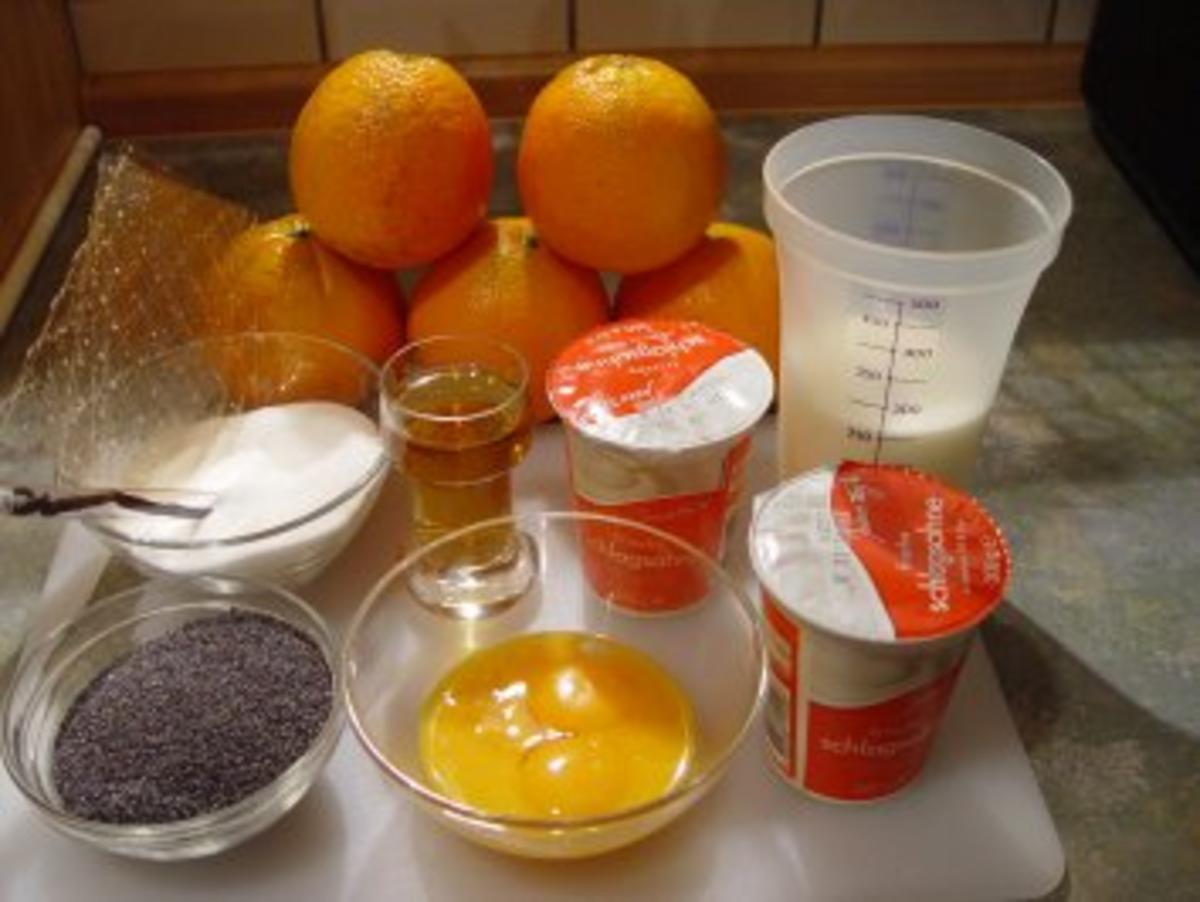 Mohnmousse mit Orangenkompott - Rezept - Bild Nr. 2