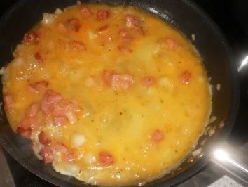 Rezept: Rührei ~ Pellkartoffeln ~ Gurkensalat Bild Nr. 5 Rührei ~ Pellkartoffeln ~ Gurkensalat - Rezept - Bild Nr. 5