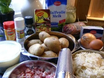 Rezept: BAKLEVERWORST met Zuurkool en Aardappelpuree Bild Nr. 2 BAKLEVERWORST met Zuurkool en Aardappelpuree - Rezept - Bild Nr. 2