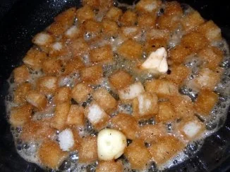 Rosa Entenbrust auf Salat mit Orangenfilets und Croutons - Rezept - Bild Nr. 5