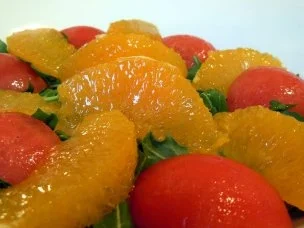 Rosa Entenbrust auf Salat mit Orangenfilets und Croutons - Rezept - Bild Nr. 8