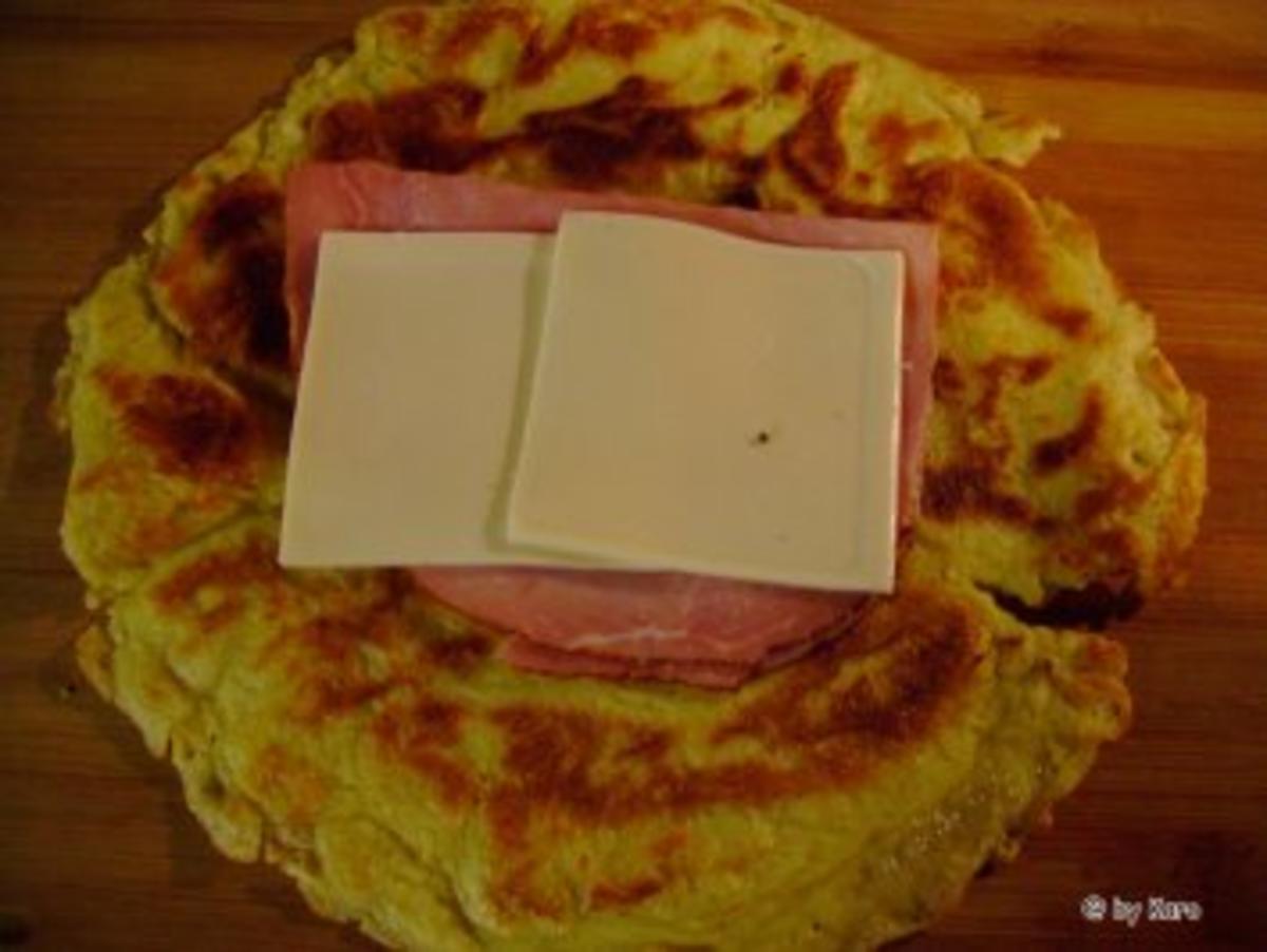 Eierspeisen: Panierte Pfannkuchen " Cordon Bleu " - Rezept - Bild Nr. 3