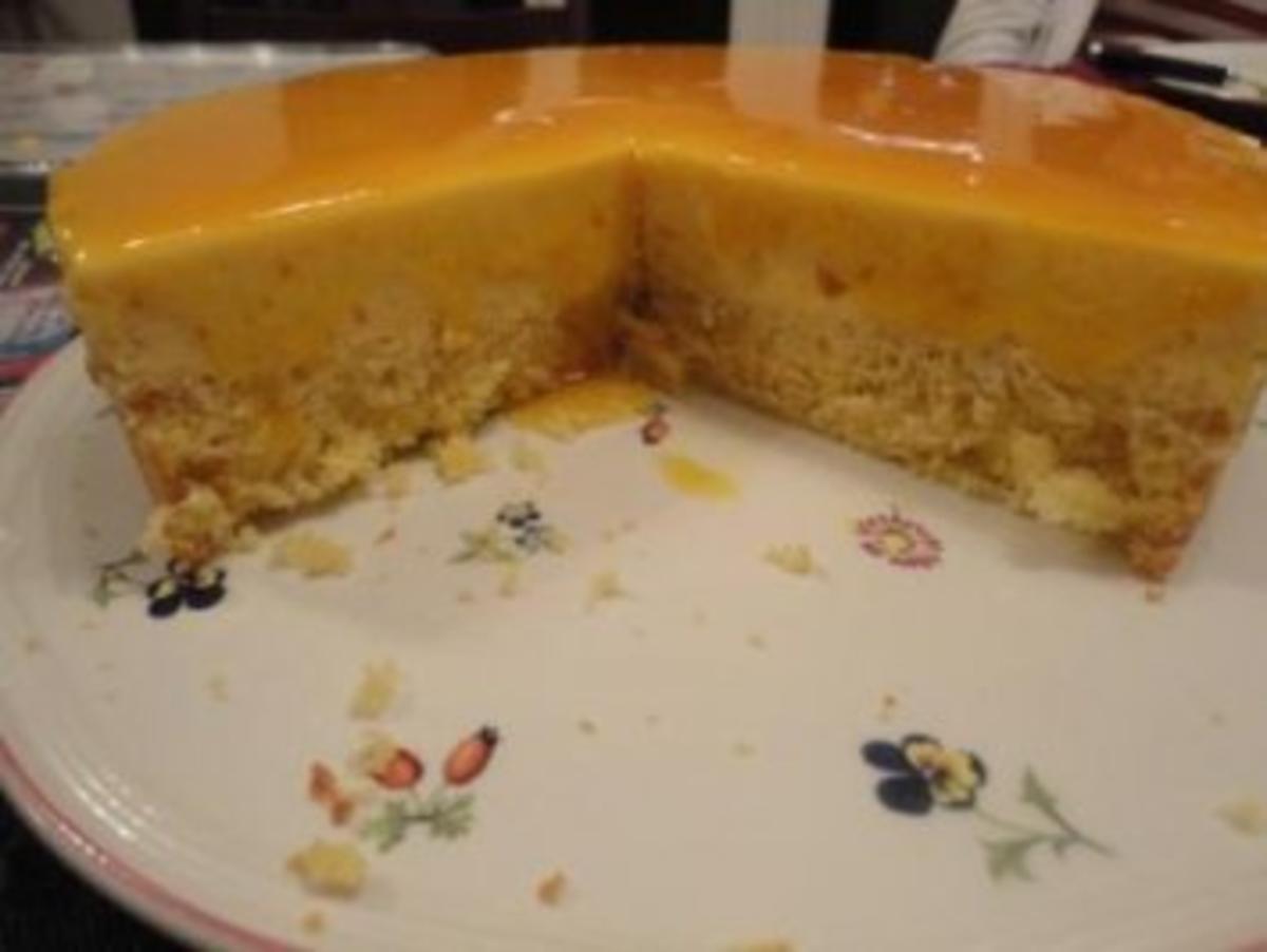 Pfirsich-Schokoladenmousse-Torte - Rezept - Bild Nr. 2