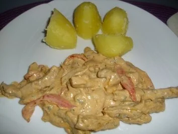 Schnelle Schnitzelpfanne mit Paprika - Rezept