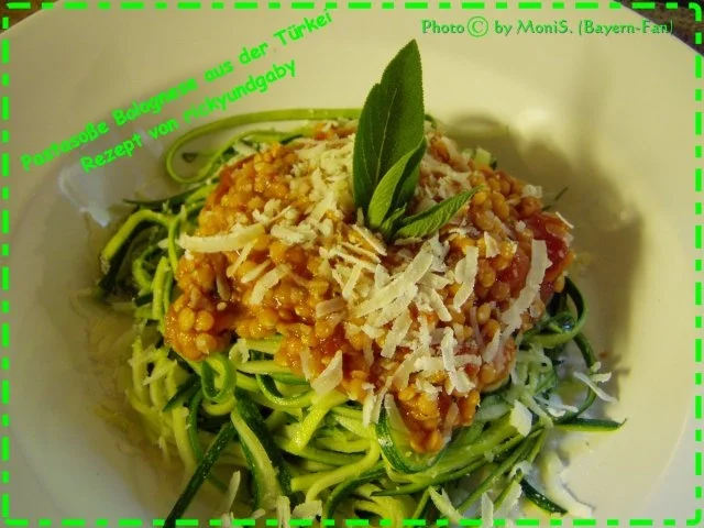 Pastasoße Bolognese aus der Türkei - Rezept