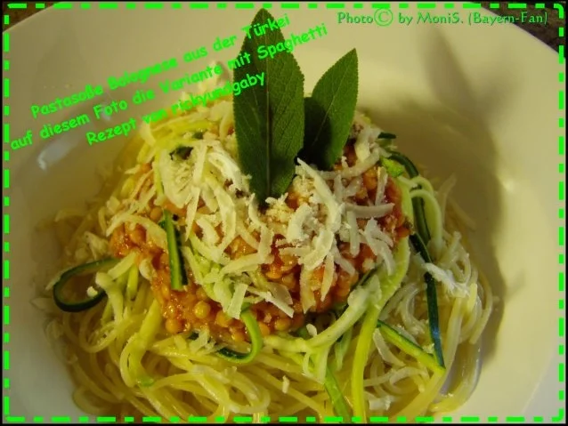 Pastasoße Bolognese aus der Türkei - Rezept - Bild Nr. 2