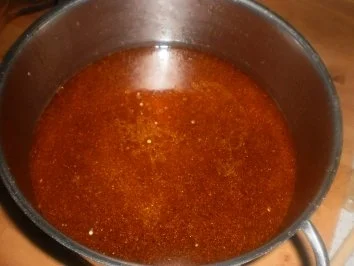 Putenkeulen mit Paprika-Sellerie-Gemüse und Klößen - Rezept - Bild Nr. 13