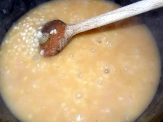 Wildlachsfilet mit Limettenrisotto und Limettenschaum - Rezept - Bild Nr. 5