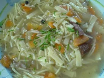 Brühnudeln mit Entenklein - Rezept - Bild Nr. 11