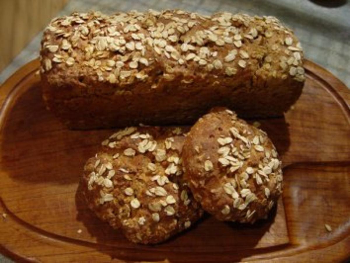 Weizen-Haferflocken-Brot - Rezept - Bild Nr. 5