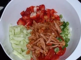 Rezept: Frühlingshafter Nudelsalat Bild Nr. 7 Frühlingshafter Nudelsalat - Rezept - Bild Nr. 7