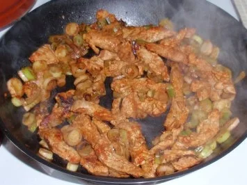 Filet-Gemüse-Pfanne mit Nudeln - Rezept - Bild Nr. 4