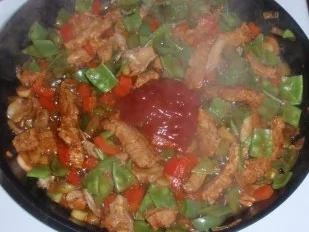 Filet-Gemüse-Pfanne mit Nudeln - Rezept - Bild Nr. 7