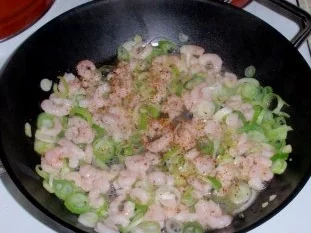 Rezept: Tiefseegarnelen-Gemüsezauber mit Basmati-Reis Bild Nr. 3 Tiefseegarnelen-Gemüsezauber mit Basmati-Reis - Rezept - Bild Nr. 3