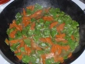 Rezept: Tiefseegarnelen-Gemüsezauber mit Basmati-Reis Bild Nr. 5 Tiefseegarnelen-Gemüsezauber mit Basmati-Reis - Rezept - Bild Nr. 5