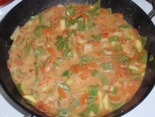 Rezept: Tiefseegarnelen-Gemüsezauber mit Basmati-Reis Bild Nr. 9 Tiefseegarnelen-Gemüsezauber mit Basmati-Reis - Rezept - Bild Nr. 9