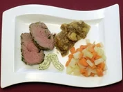 Kräuterfilet mit Kartoffelgratin (Stephen Dürr) - Rezept