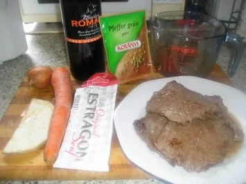 Rindsschnitzel mit Pfeffersauce - Rezept - Bild Nr. 2