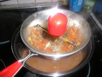 Rindsschnitzel mit Pfeffersauce - Rezept - Bild Nr. 5