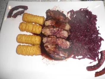 Rotweinsoße mit karamellisierten Orangen - Rezept - Bild Nr. 5