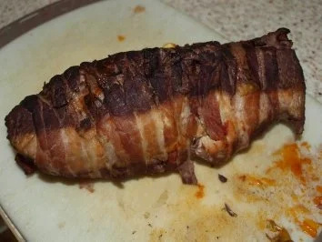 Gefüllter Putenbraten im Speckmäntelchen - Rezept - Bild Nr. 9