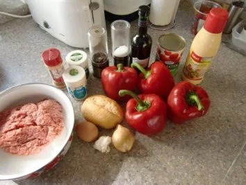 Rezept: Gefüllte Paprikaschoten á la Heiko Bild Nr. 2 Gefüllte Paprikaschoten á la Heiko - Rezept - Bild Nr. 2