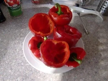 Rezept: Gefüllte Paprikaschoten á la Heiko Bild Nr. 3 Gefüllte Paprikaschoten á la Heiko - Rezept - Bild Nr. 3