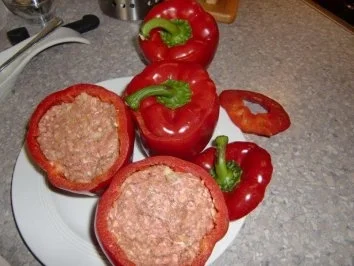 Rezept: Gefüllte Paprikaschoten á la Heiko Bild Nr. 8 Gefüllte Paprikaschoten á la Heiko - Rezept - Bild Nr. 8