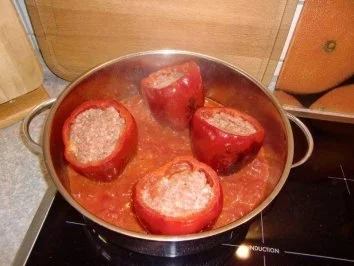 Rezept: Gefüllte Paprikaschoten á la Heiko Bild Nr. 10 Gefüllte Paprikaschoten á la Heiko - Rezept - Bild Nr. 10