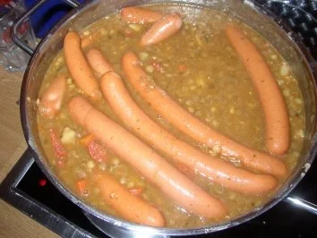 Unsere Linsensuppe für eine ganze Kompanie ;-) - Rezept - Bild Nr. 2