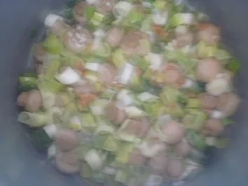 BEILAGE - Gabelspagetti mit Schinkenwürfel - Rezept