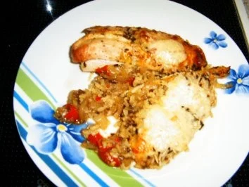 Rezept: Hühnerbrust auf Chicoree Hühnerbrust auf Chicoree - Rezept