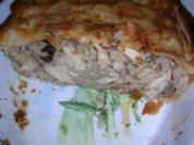 Hühnerpastete im Yufka-Mantel   (Suppenhuhnverwertung) - Rezept