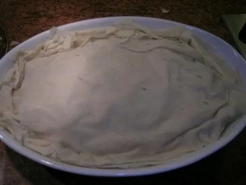 Rezept: Hühnerpastete im Yufka-Mantel (Suppenhuhnverwertung) Bild Nr. 9 Hühnerpastete im Yufka-Mantel (Suppenhuhnverwertung) - Rezept - Bild Nr. 9