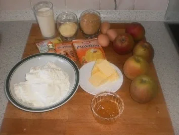 Apfel-Käsekuchen mit Konfitüre - Rezept - Bild Nr. 2