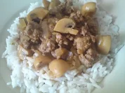 Hachee mit Champignons - Rezept