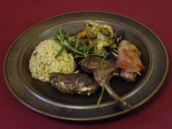 Gambas und Langustinos al pil-pil an Liebessalat (Fabian Harloff) - Rezept