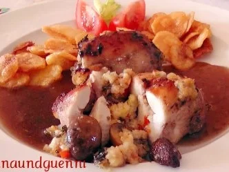 Rezept: gefüllte Kaninchenkeulen "Cabanocey" gefüllte Kaninchenkeulen "Cabanocey" - Rezept