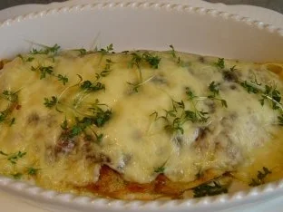 Pfannkuchen mit mediterranem Spinat gefüllt - Rezept