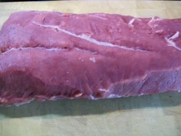 rosa Kalbsrücken/ Kartoffel-Bärlauch-Soufflé/Marktgemüse/Kalbs-Jus - Rezept - Bild Nr. 2