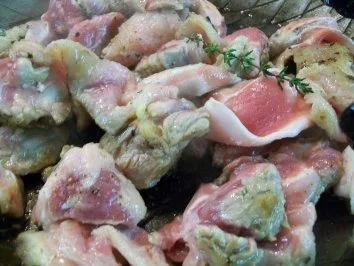 rosa Kalbsrücken/ Kartoffel-Bärlauch-Soufflé/Marktgemüse/Kalbs-Jus - Rezept - Bild Nr. 4