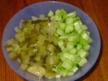 Rezept: Kartoffelsalat der nicht schwer im Magen liegt Bild Nr. 4 Kartoffelsalat der nicht schwer im Magen liegt - Rezept - Bild Nr. 4