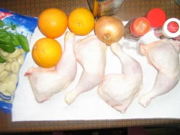 Hähnchenschenkel Orange mit Basilikum-Gnocchis - Rezept - Bild Nr. 2