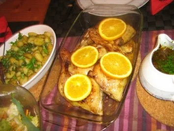 Hähnchenschenkel Orange mit Basilikum-Gnocchis - Rezept - Bild Nr. 6