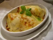 Mit Thunfisch gefüllter Pfannkuchen - Rezept