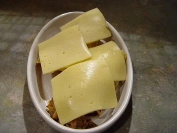 Mit Thunfisch gefüllter Pfannkuchen - Rezept - Bild Nr. 3