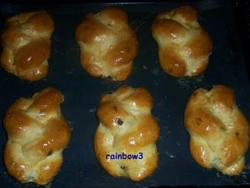 Backen: Oster-Zöpfchen - Rezept