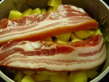 Rezept: Schnippelbohneneintopf Bild Nr. 4 Schnippelbohneneintopf - Rezept - Bild Nr. 4