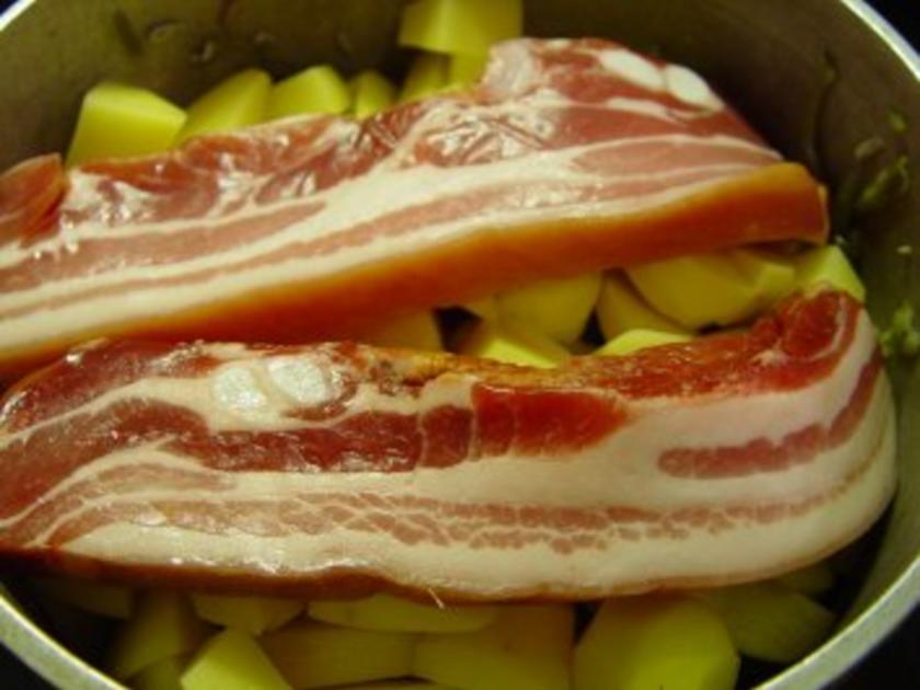 Schnippelbohneneintopf - einfach - 195 kcal/100g Schnippelbohneneintopf - einfach - 195 kcal/100g